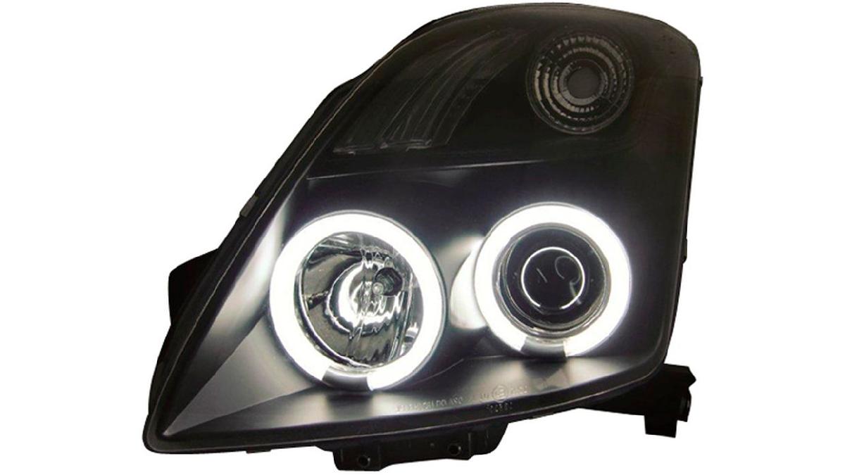 Set+de+phares+sur+mesure+pour+Suzuki+Swift+II+2005-2010+-+Noir+-+incl.+CCFL+Angel-Eyes